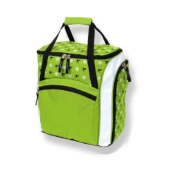 Skischoenen Tas Kind & Skitas In één Groen-Wit