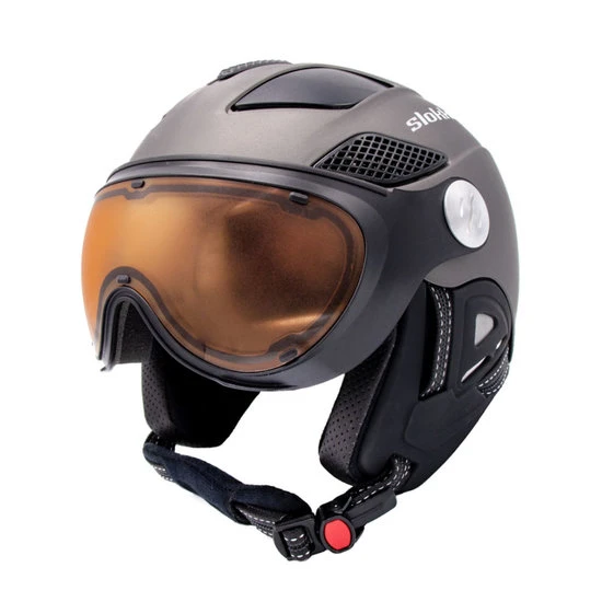 Skihelm Slokker Raider Pro - Grijs - Meekleurend & Polariserend Vizier (☁/☀/❄) 3 Skihelm Slokker Raider Pro - Grijs - Meekleurend & Polariserend Vizier (☁/☀/❄)