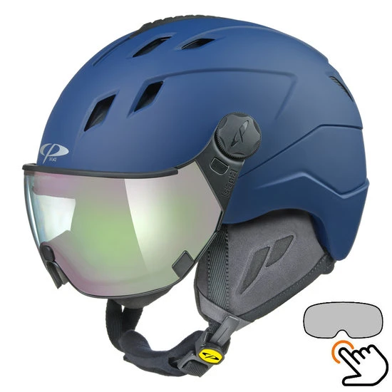 CP Corao+ Skihelm Blauw Met Meekleurend Vizier (4 Keuzes) - Zeer Veilig 3 CP Corao+ Skihelm Blauw Met Meekleurend Vizier (4 Keuzes) - Zeer Veilig