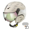 CP Cuma Cashmere Skihelm Crème - Meekleurend & Polariserend Vizier (3 Keuzes) -Uvex Winkels 1435834162