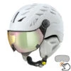 CP Cuma Cashmere Skihelm Wit - Meekleurend & Polariserend Vizier (3 Keuzes) -Uvex Winkels 1436161552