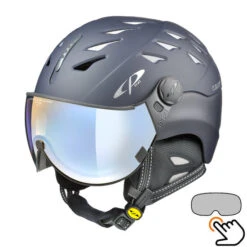 CP Cuma Skihelm Blauw - Meekleurend & Polariserend Vizier (6 Keuzes)