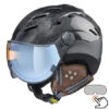 CP Camurai Carbon Zwart Skihelm - Meekleurend & Polariserend Vizier - Kies Uit 6 Soorten !