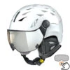 CP Cuma Skihelm Wit - Meekleurend Vizier (7 Keuzes) -Uvex Winkels 1451541086