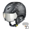 CP Cuma Cashmere Skihelm Zwart - Meekleurend Vizier (7 Keuzes) -Uvex Winkels 1455300981