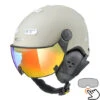 CP Carachillo Skihelm Wit Crème Met Single Spiegel Vizier (2 Keuzes) -Uvex Winkels 1467804106