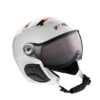 Kask Chrome Wit/Roze Goud - Skihelm Met Vizier - Meekleurend Vizier (☁/❄/☀) Cat.1-2 -Uvex Winkels 1505809396