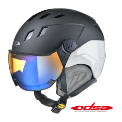 CP Corao+ Skihelm Zwart-wit Met Meekleurend & Polariserend Vizier (3 Keuzes) - Zeer Veilig