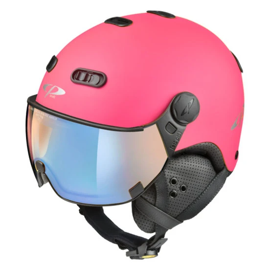 CP Carachillo Roze Fluo Mat Skihelm - Meekleurend & Polariserend Vizier (3 Keuzes) 3 CP Carachillo Roze Fluo Mat Skihelm - Meekleurend & Polariserend Vizier (3 Keuzes)