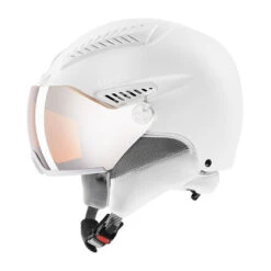 Uvex Skihelm Met Vizier - Uvex HLMT 600 Wit - Lasergold-lite Visor Cat.2 (☁/☀)