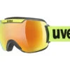 SKIBRIL UVEX Downhill 2000 CV Zwart-groen/spiegel Oranje S2 (☀/☁) -Uvex Winkels 1805301450