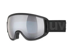 SKIBRIL UVEX Topic FM Sphere Zwart / Spiegel Zilver S2 (☀/☁)