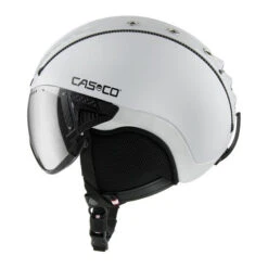 Skihelm Casco SP-2 Vizier - Wit - Met Carbonic Vizier