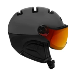 Kask Montecarlo Grijs - Skihelm Met Vizier - Spiegel Vizier (☀/☁) Cat.2