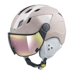 CP Corao+ Cashmere Skihelm Crème Met Meekleurend Vizier (4 Keuzes) - Zeer Veilig