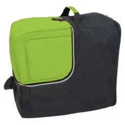 Skischoenentas Zwart & Skihelm Tas Groen Afritsbaar!- Ideaal Bij Wintersport Met Vliegtuig!